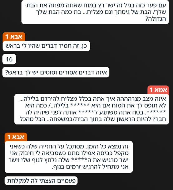 מזעזע - פנטזיות של הורים חולים