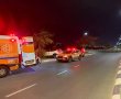 נהג כבן 40 נפצע לאחר שרכבו התנגש בעץ בקריית גת